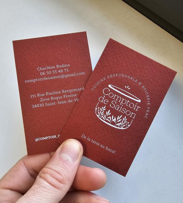 Carte de visite Comptoir de Saison